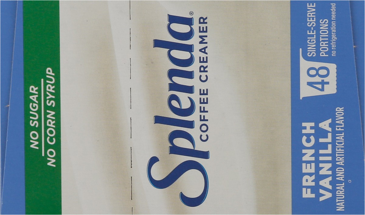 slide 8 of 9, Splenda French Vanilla Coffee Creamer - 48 ct, 48 ct