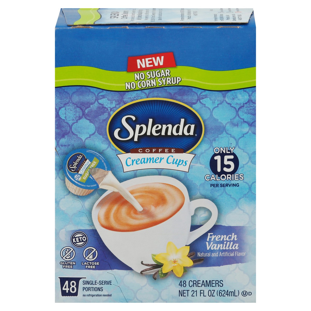 Splenda Coffee Creamer Cups French Vanilla SingleServe 48 ct Shipt