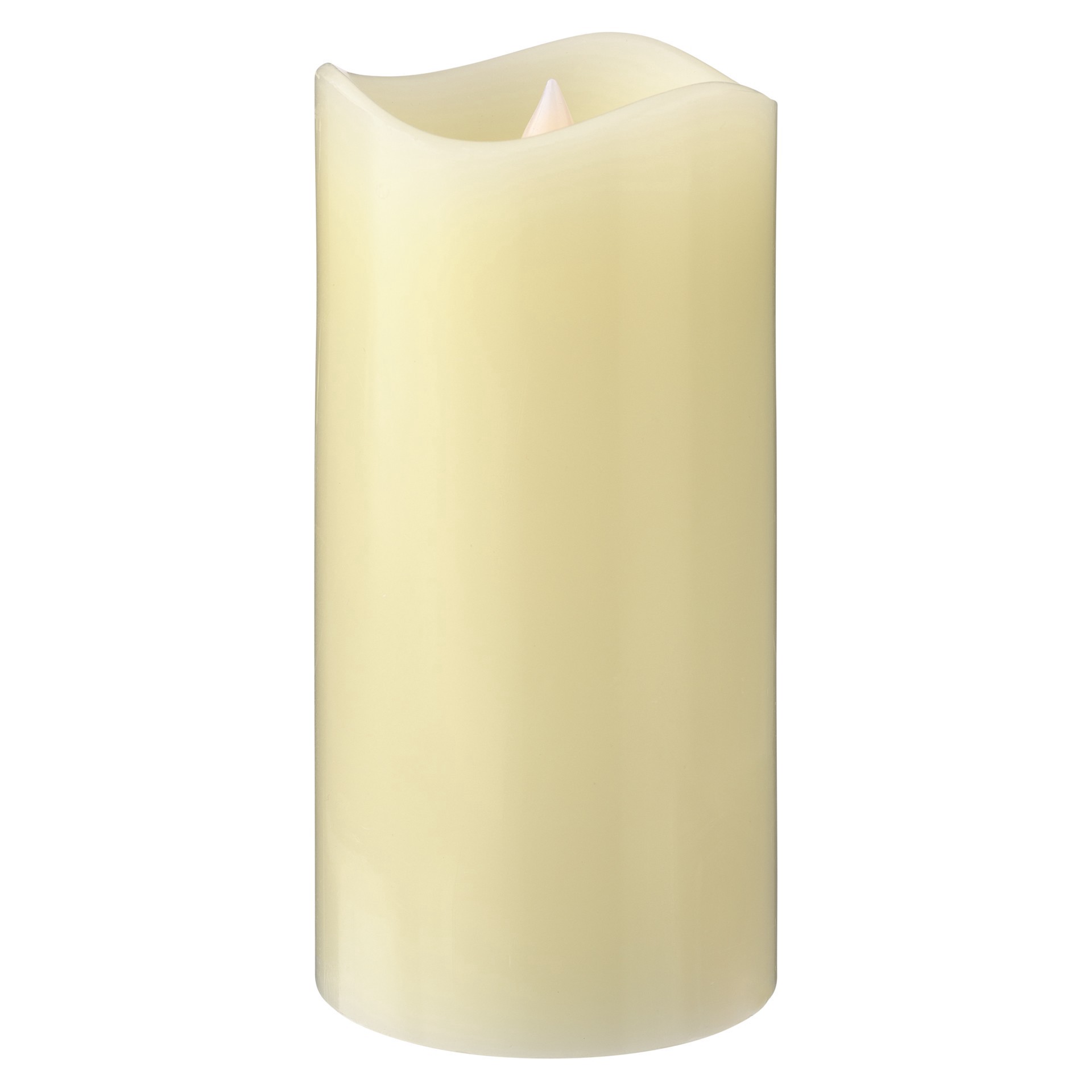 slide 3 of 4, 3" X 6" Led Flame Pillar Candle By Ashland, 3 in x 6 in