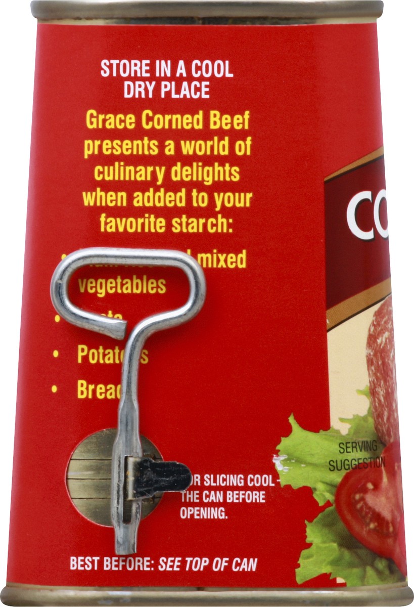 slide 9 of 10, Grace Corned Beef with Juices, 12 oz