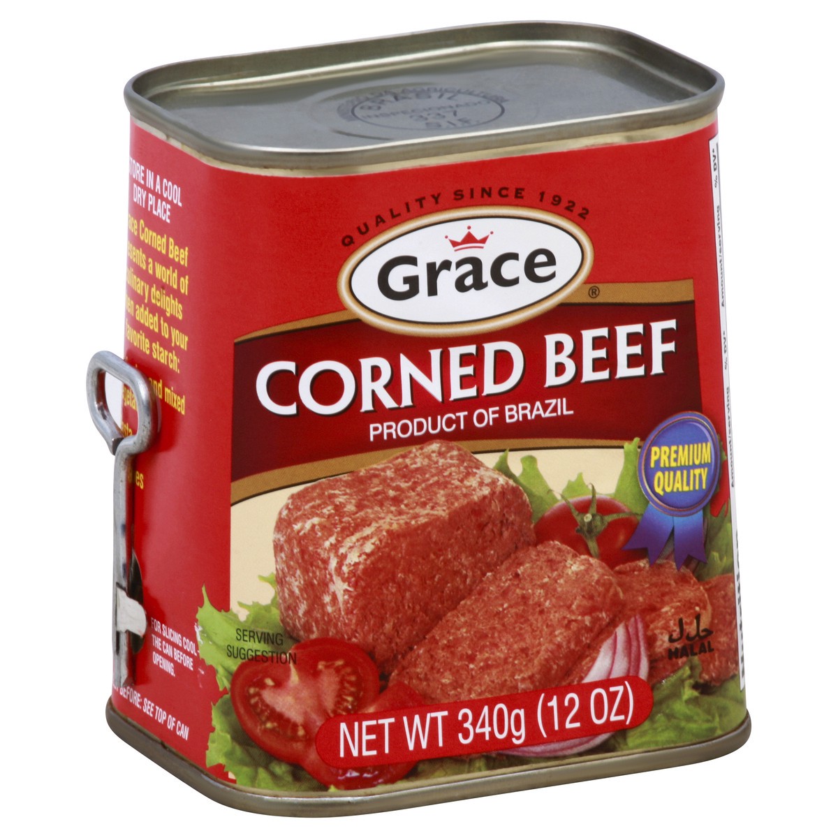 slide 4 of 10, Grace Corned Beef with Juices, 12 oz