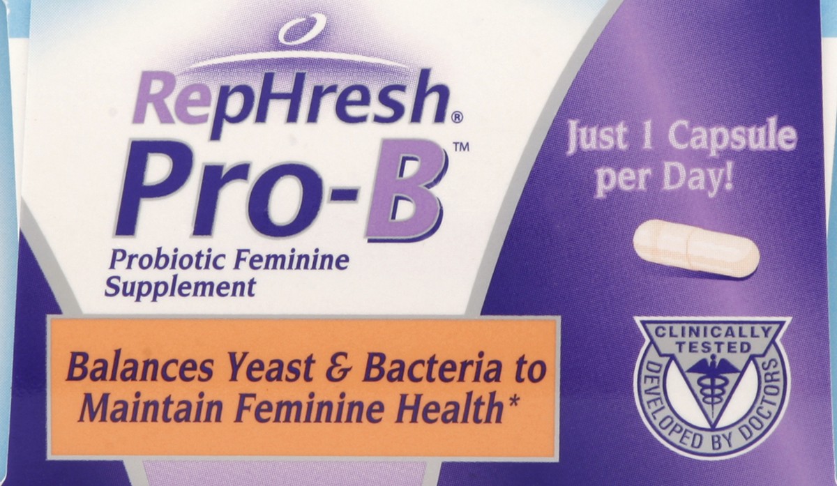 slide 2 of 5, RepHresh Pro-B Probiotic Feminine Supplement, 30 ct