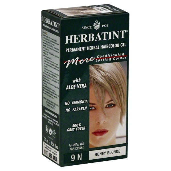 slide 1 of 1, Herbatint Permanent Herbal Haircolor Gel - Honey Blonde 9N, 1 ct