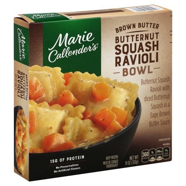 slide 1 of 1, Marie Callender's Butternut Squash Ravioli, 11 oz