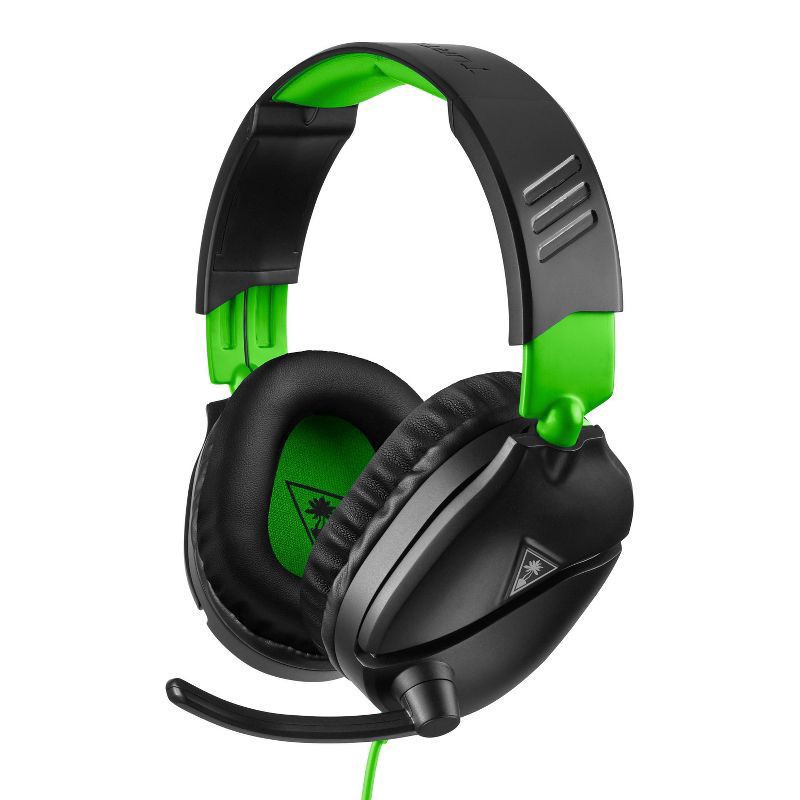 slide 6 of 9, Turtle Beach Recon 70 Wired Gaming Headset for Xbox One/Series X|S - Black/Green, 1 ct