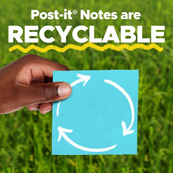 slide 2 of 7, Post-it Pop-up Notes Clear Top Pop-up Note Dispenser For 3 x 3 Self-Stick Notes, Black, 3 in x 3 in