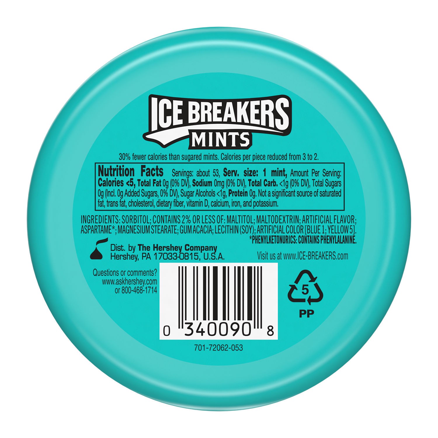 slide 6 of 8, Ice Breakers Mints, Wintergreen Flavor, Sugar Free, 1.5 oz