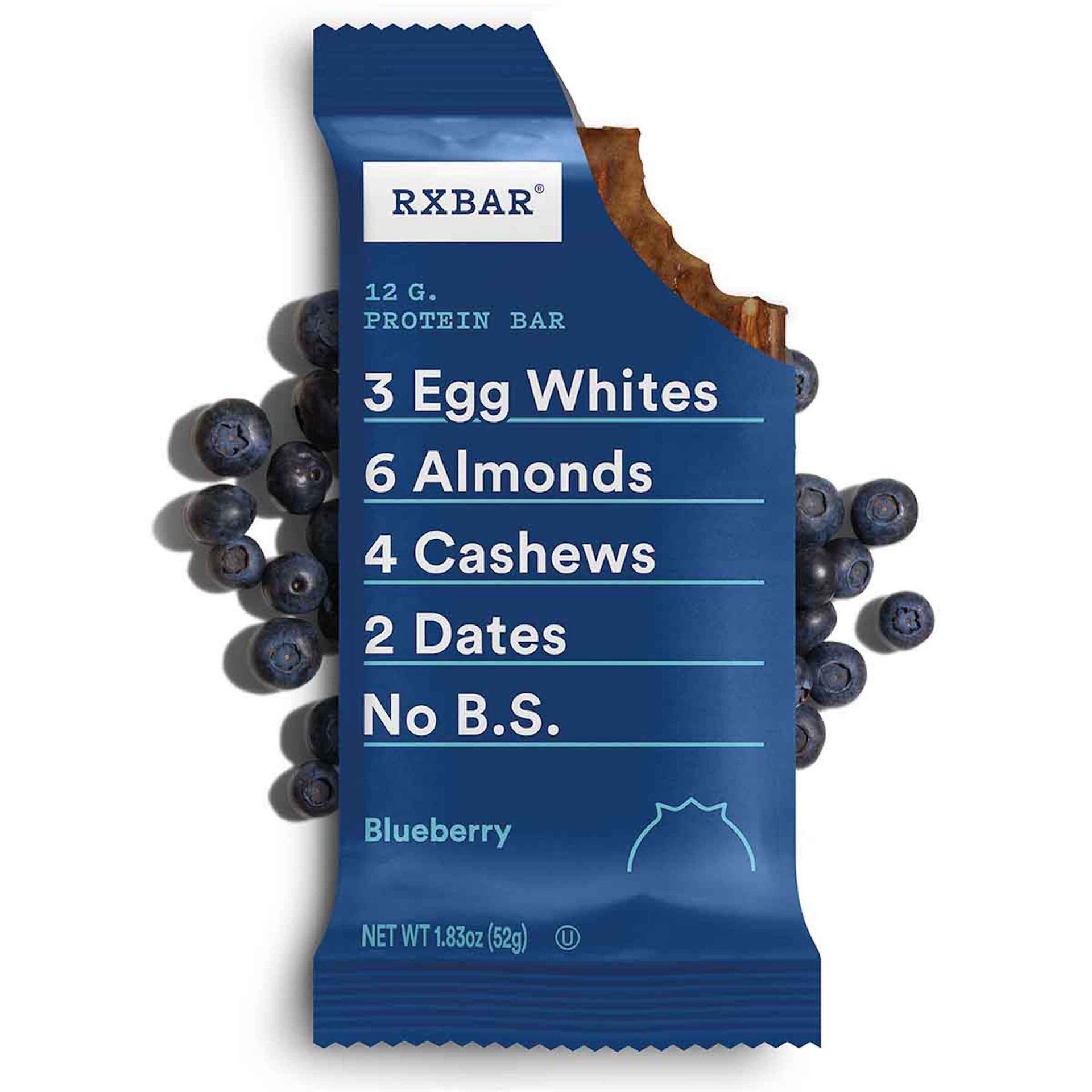 slide 5 of 5, RXBAR Protein Bars, Blueberry, 9.15 oz, 5 Count, 9.15 oz