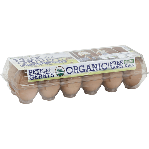 slide 2 of 2, Pete and Gerry's Eggs, Organic, Free Range, Extra Large, 1 doz