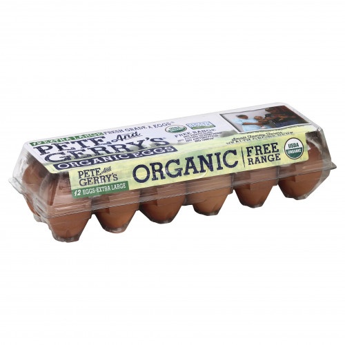 slide 1 of 1, Pete and Gerry's Eggs, Organic, Free Range, Extra Large, 1 doz