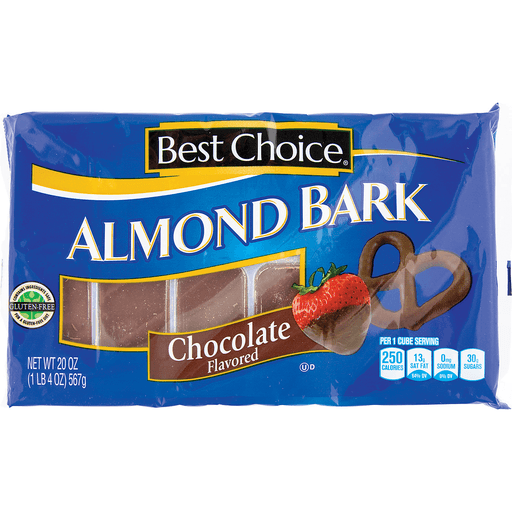 slide 1 of 1, Best Choice Chocolate Almond Bark, 20 oz