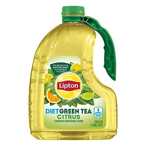 slide 1 of 3, Lipton Green Tea Diet Citrus - 1 Gallon - 1 gal, 128 oz