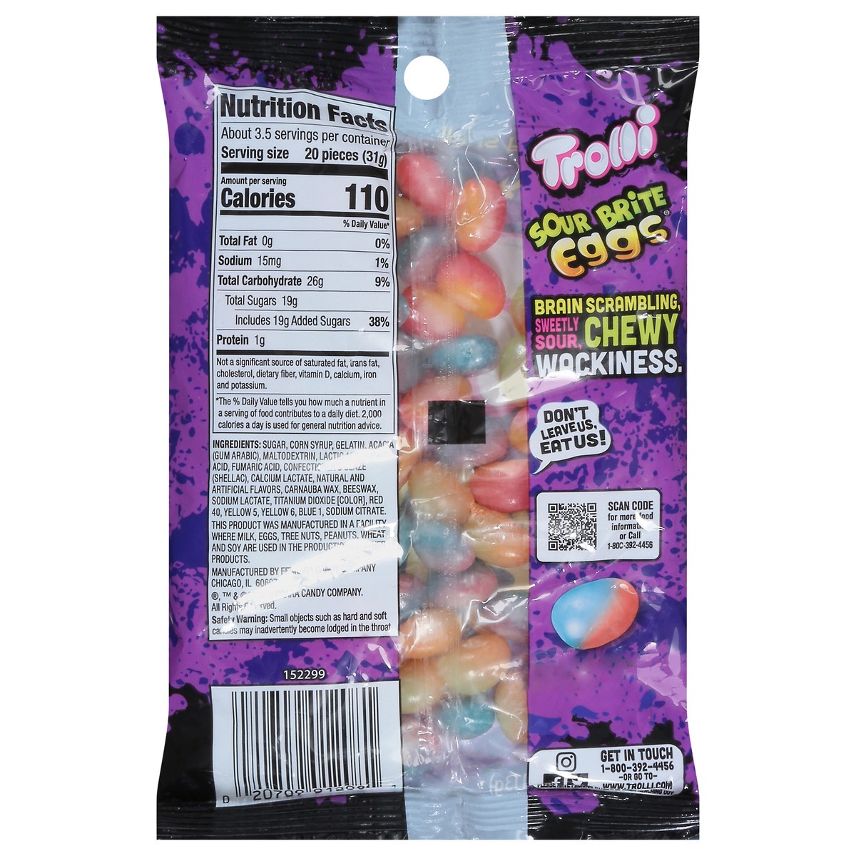 slide 6 of 15, Trolli Sour Brite Gummi Candy 4 oz, 4 oz