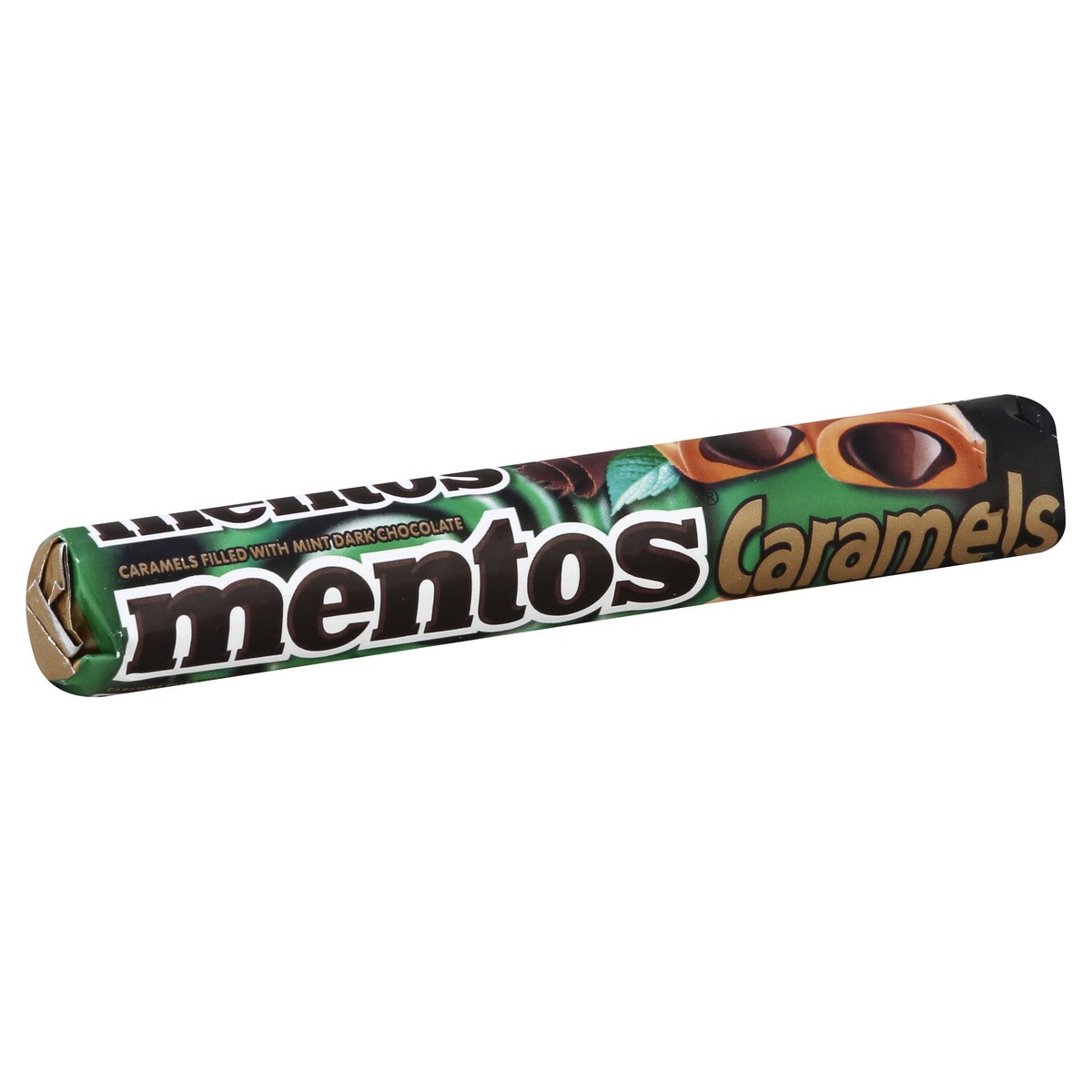 slide 6 of 6, Mentos Caramel & Mint Dark Chocolate Rolls, 1.32 oz
