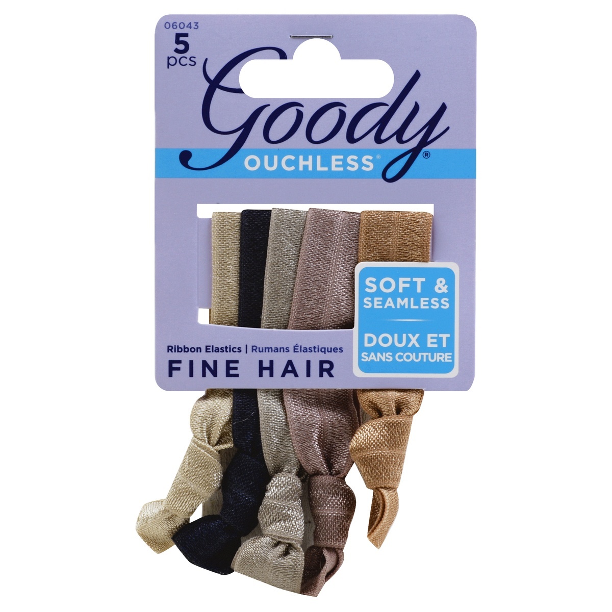 slide 1 of 1, Goody Ribbon Elastics 5 ea, 5 ct