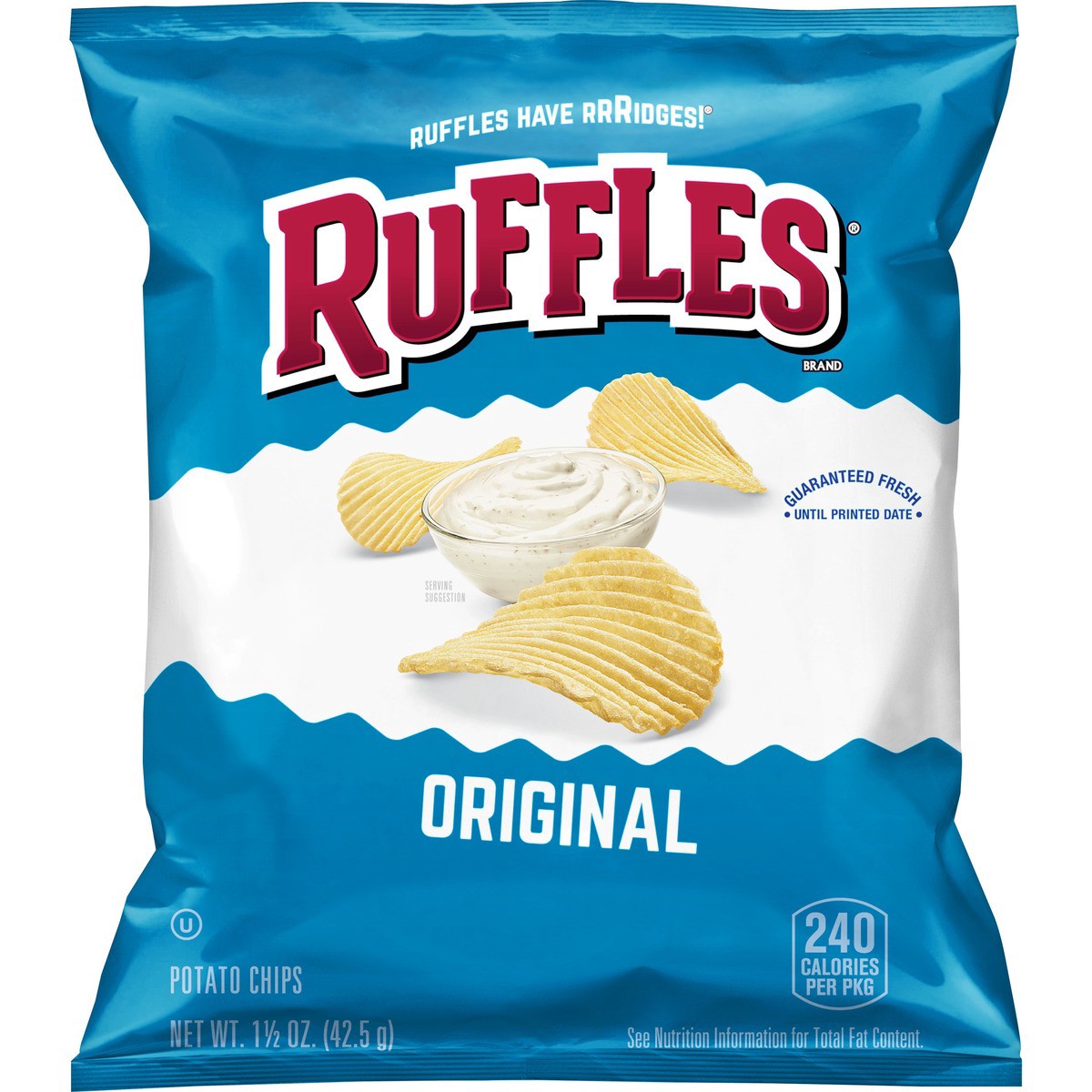 slide 5 of 5, Ruffles Potato Chips, 1.5 oz