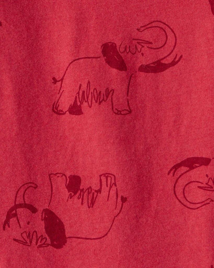 slide 2 of 2, Carter's Baby Boy Mammoth Long-Sleeve Graphic Tee - Red Red 18M, 1 ct