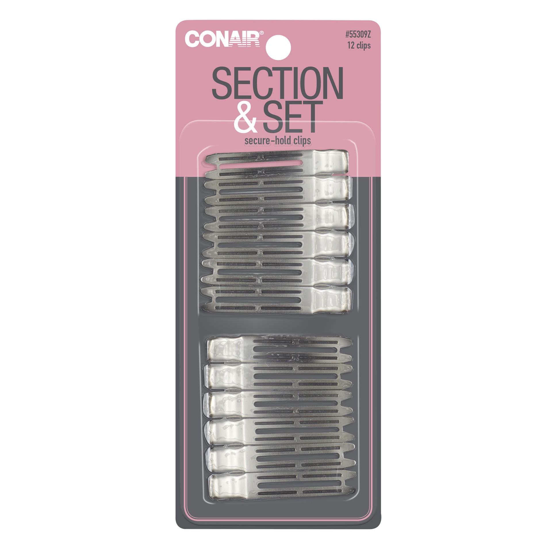 slide 1 of 3, Conair Styling Essentials Hair Clips, Roller Sets, 12 ct