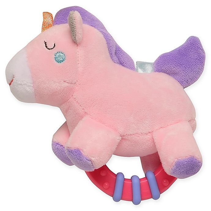 slide 1 of 1, Magic Years Unicorn Ripple Rattle - Pink, 1 ct