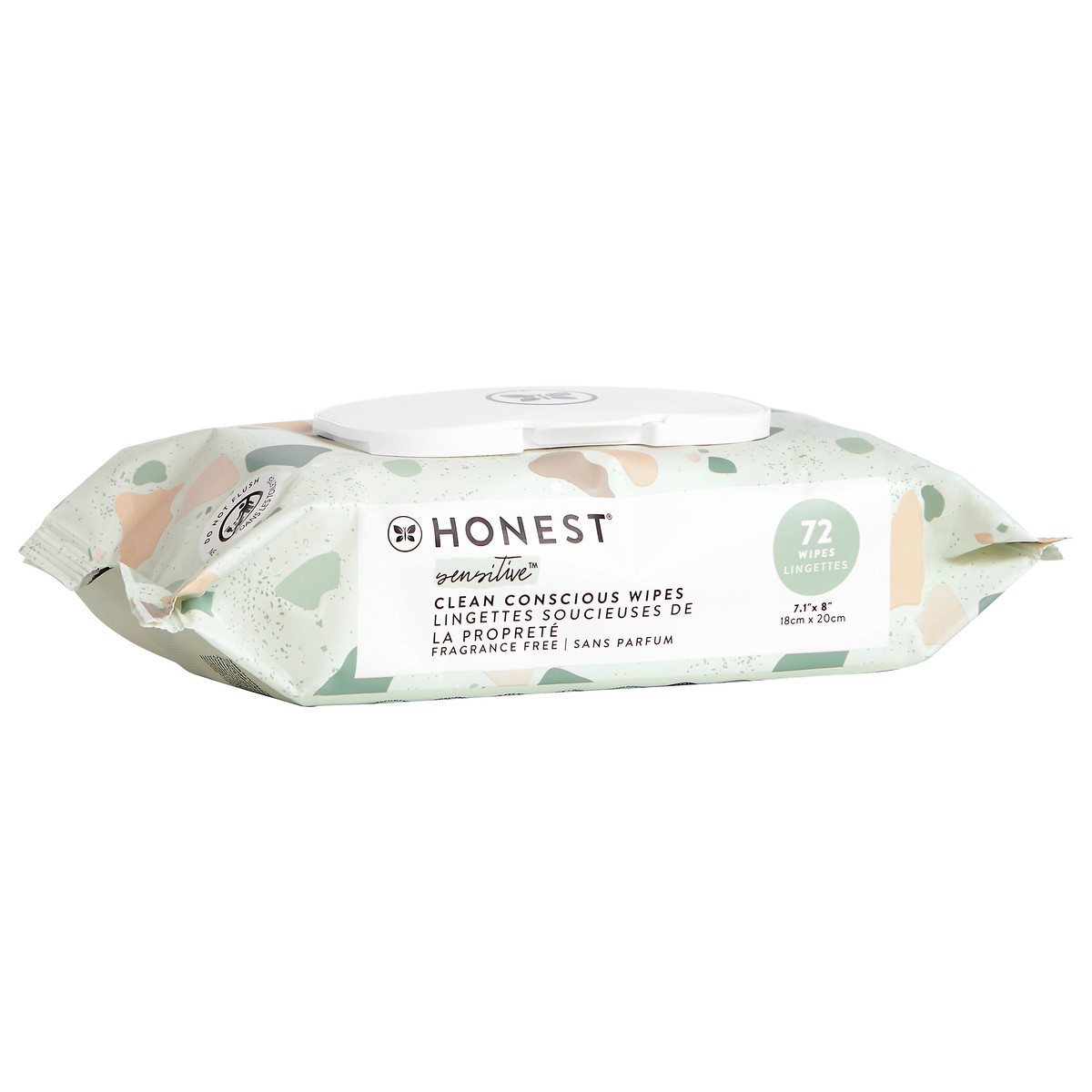 slide 2 of 4, Honest Wipes, Geo Mood, 72 Count, 72 ct