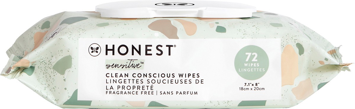 slide 4 of 4, Honest Wipes, Geo Mood, 72 Count, 72 ct