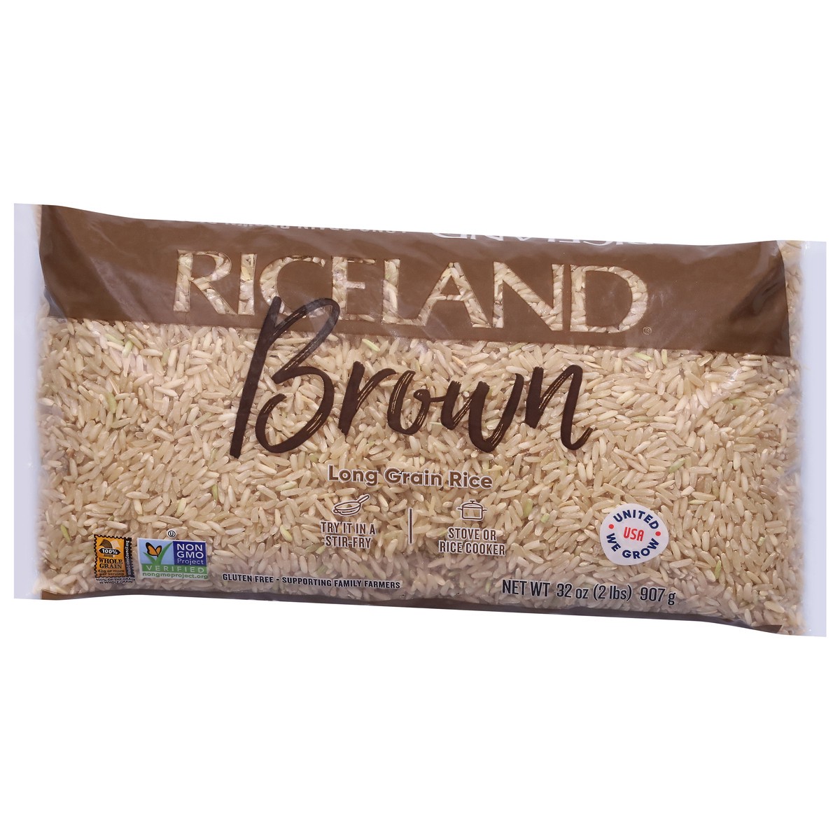 slide 9 of 13, Riceland Long Grain Brown Rice 32 oz, 32 oz