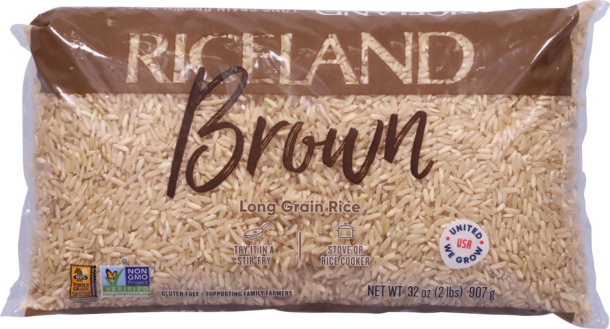 slide 8 of 13, Riceland Long Grain Brown Rice 32 oz, 32 oz