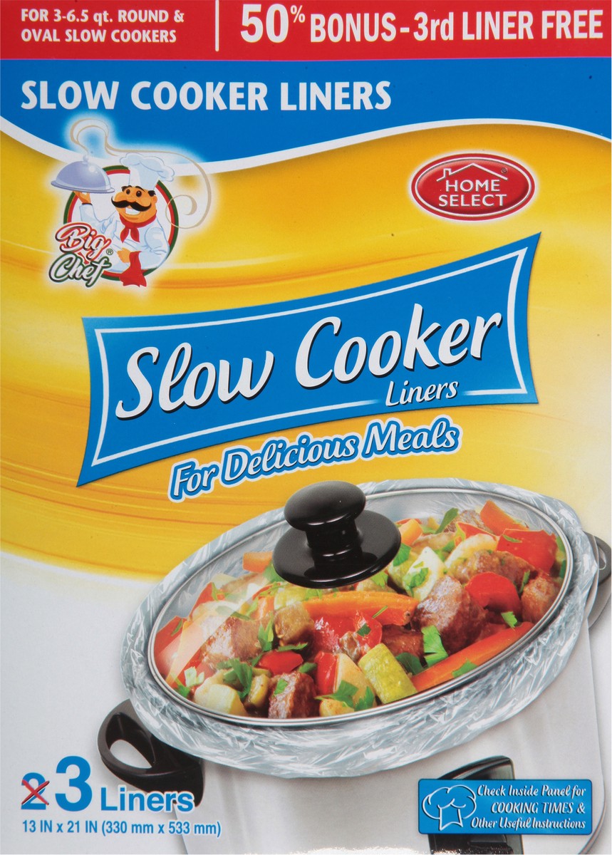 slide 8 of 9, Home Select Regent Slow Cooker Liner 3 Pk, 1 ct