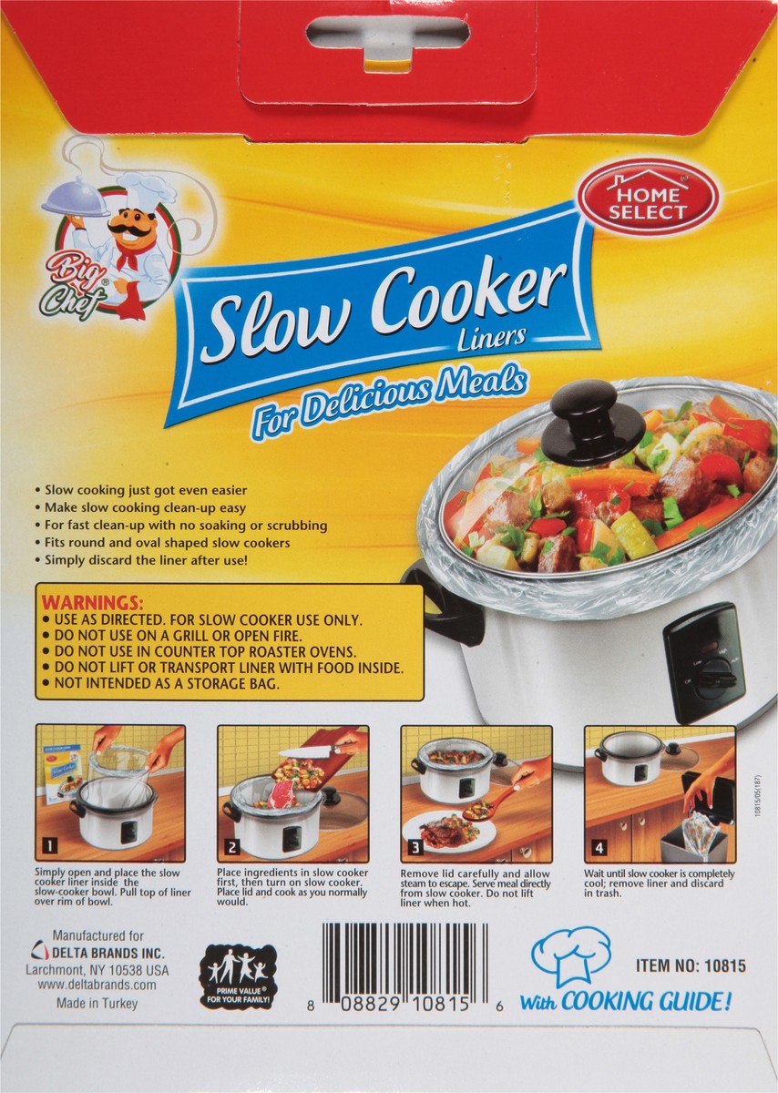 slide 9 of 9, Home Select Regent Slow Cooker Liner 3 Pk, 1 ct