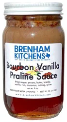 Brenham Kitchens Bourbon Vanilla Praline Sauce