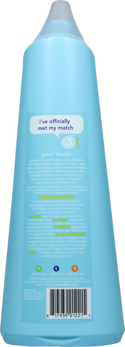 slide 4 of 9, method Antibacterial Spearmint Toilet Cleaner 24 fl oz, 24 fl oz