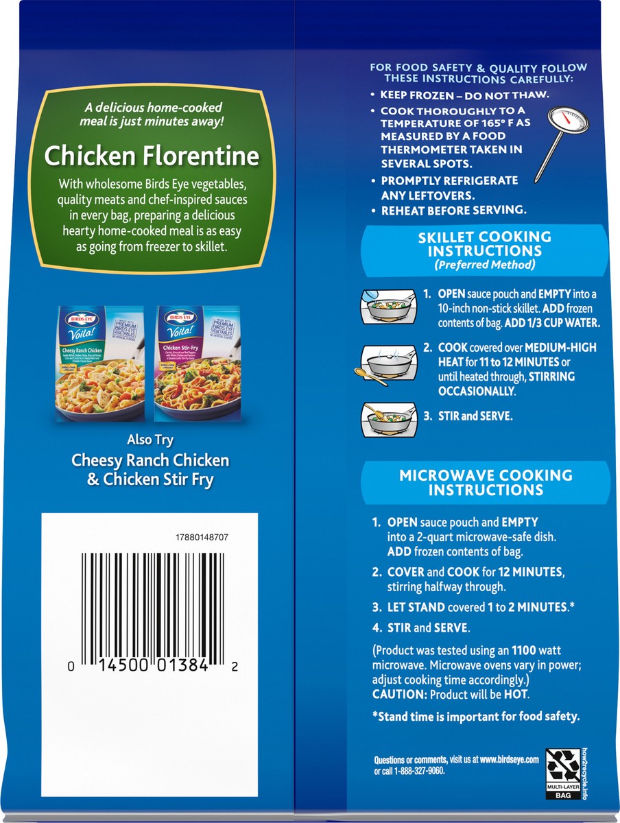 slide 5 of 11, Birds Eye Voila! Chicken Florentine 21 oz, 21 oz