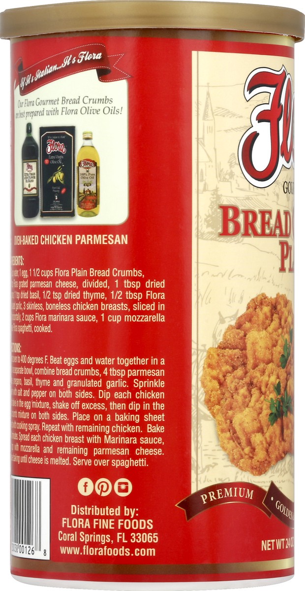 slide 3 of 6, Flora Bread Crumbs 24 oz, 24 oz