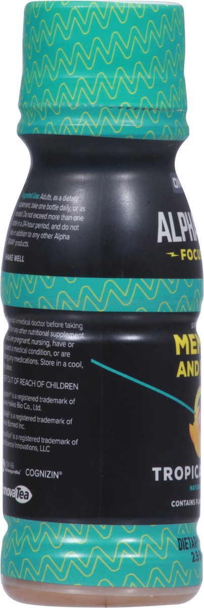 slide 7 of 10, Onnit Alpha Brain Supports Memory and Focus Tropical Flavor Focus Shot 2.5 fl oz, 1 ct