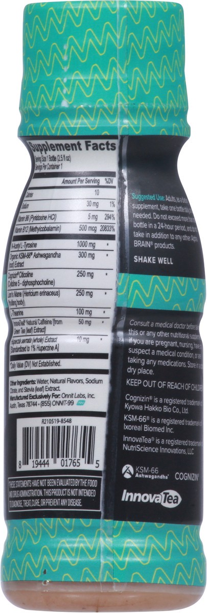 slide 5 of 10, Onnit Alpha Brain Supports Memory and Focus Tropical Flavor Focus Shot 2.5 fl oz, 1 ct