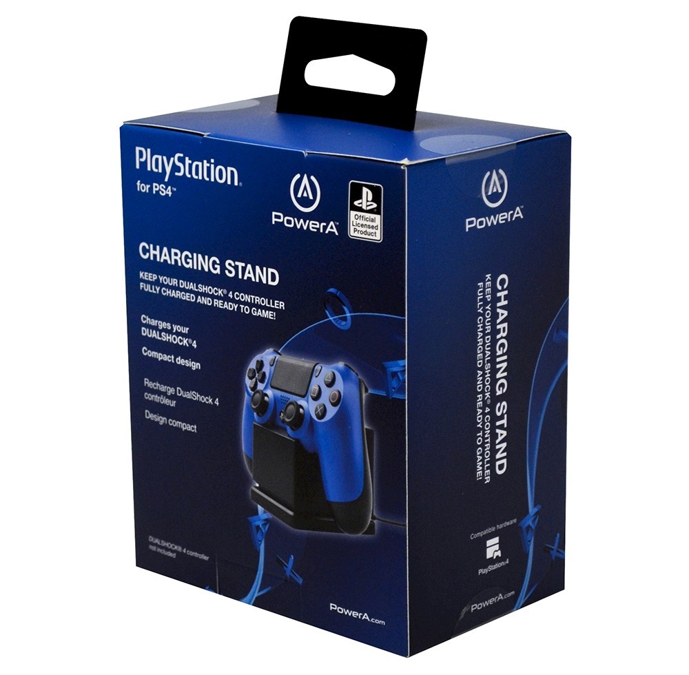 slide 2 of 2, PowerA Dualshock 4 Charging Stand For PlayStation 4, 1 ct