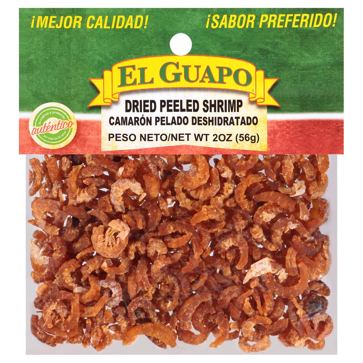 slide 1 of 5, El Guapo Whole Dried Peeled Shrimp (Camaron Pelado Entero Deshidratado), 2 oz, 2 oz