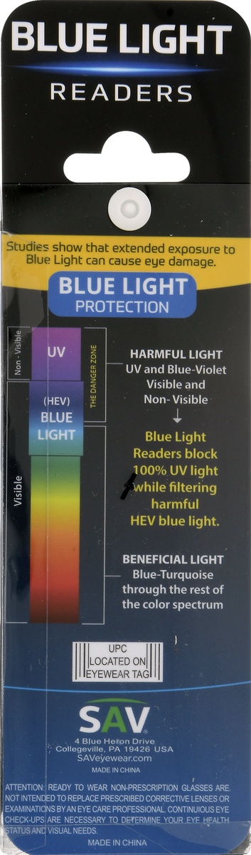 slide 2 of 2, Select-A-Vision Blue Light Readers, 1 pair