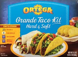 Ortega Grande Hard & Soft Grande Taco Kit 21.3 oz. Box