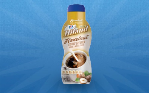 slide 1 of 1, Hiland Dairy Non-Dairy Hazelnut Coffee Creamer, 32 fl oz