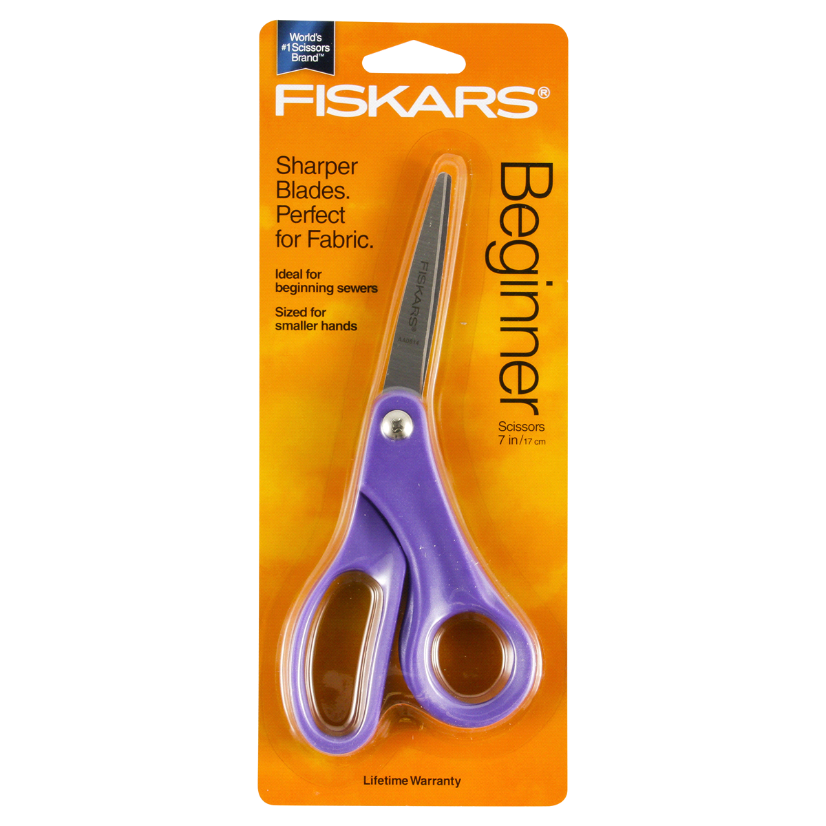 slide 1 of 5, Fiskars Student Sewing Scissors 7 inch, 7 in