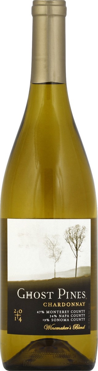 slide 4 of 4, Ghost Pines Chardonnay 750 ml, 750 ml