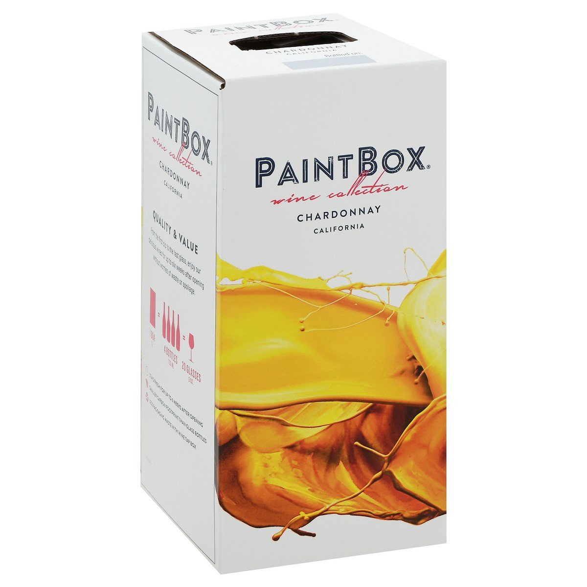 slide 9 of 10, Paint Box Wine Collection Chardonnay Chardonnay 1 ea Box, 3 liter