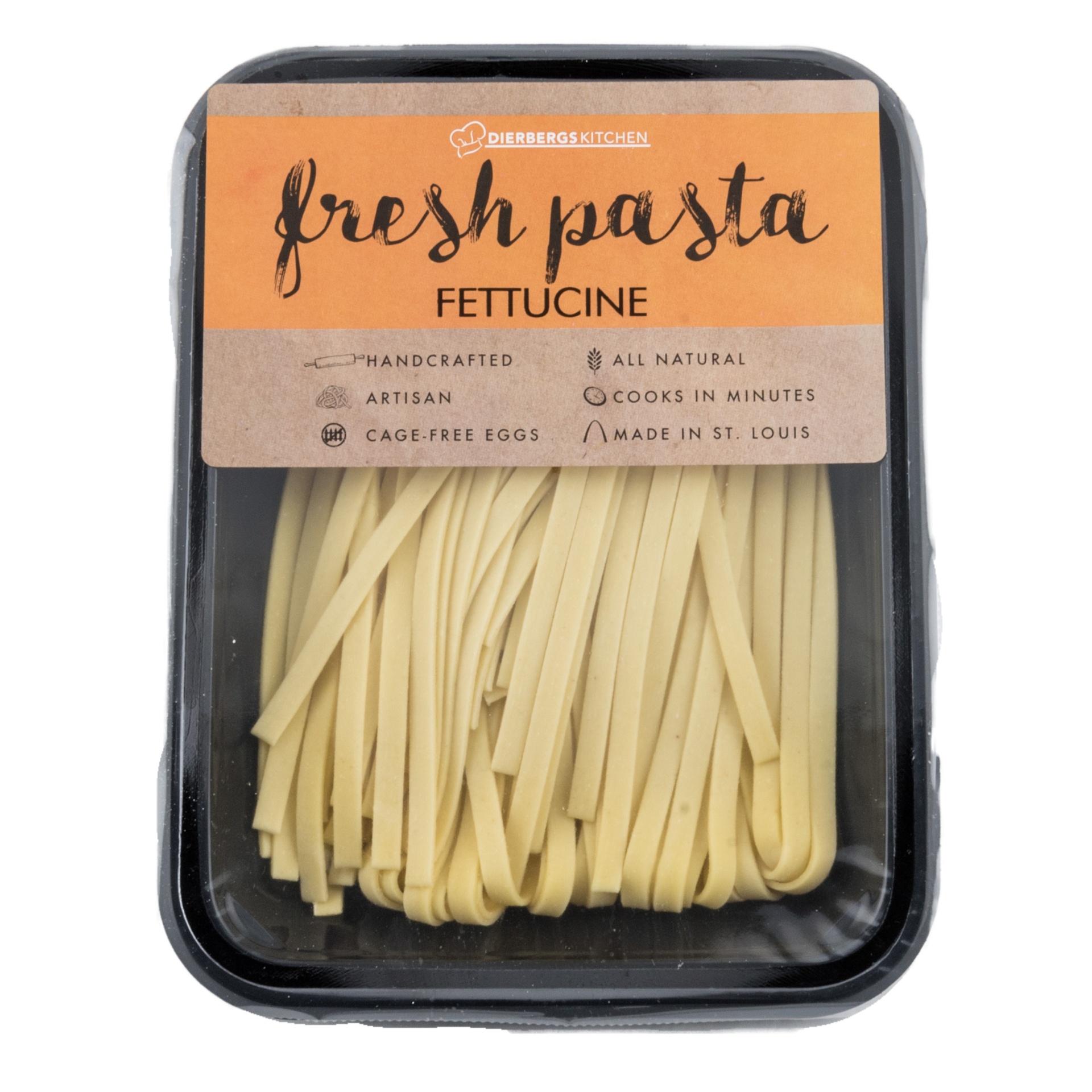 slide 1 of 1, Dierbergs Kitchen Fresh Fettuccine, 9 oz