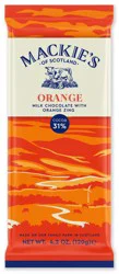 Mackies Chocolate Orange Zing Milk Chocolate