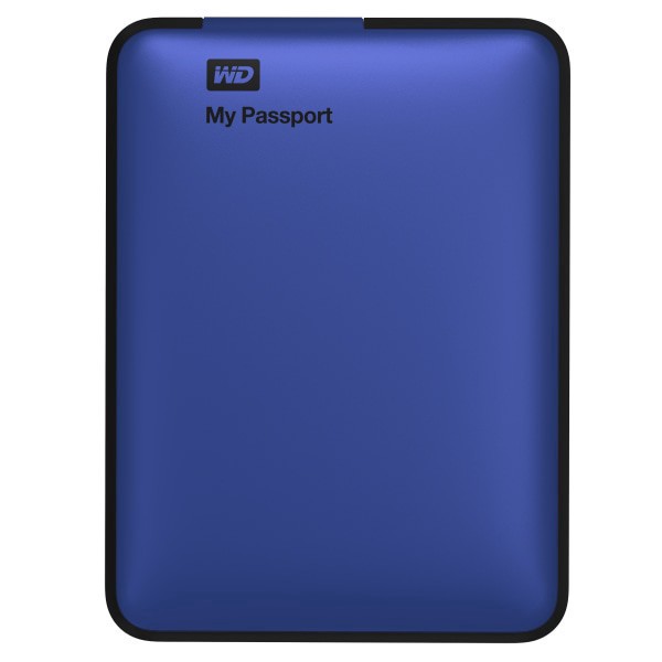 slide 2 of 3, WD Western Digital® My Passport™ 2TB Portable External Hard Drive For Apple® Mac®, USB 3.0/2.0, Black/Blue, 1 ct