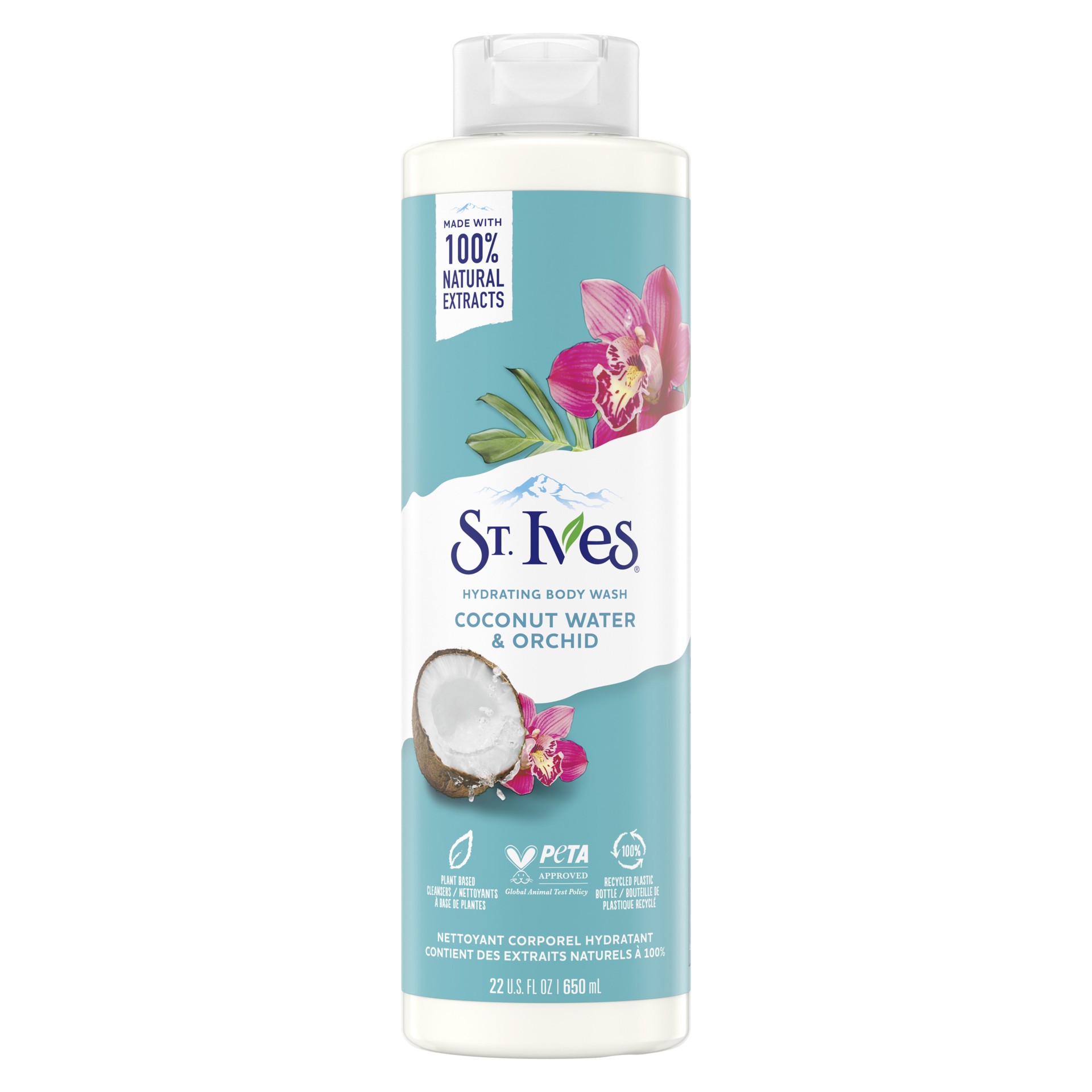 slide 1 of 9, St. Ives Hydrating Body Wash Coconut Water & Orchid, 22 oz, 22 oz