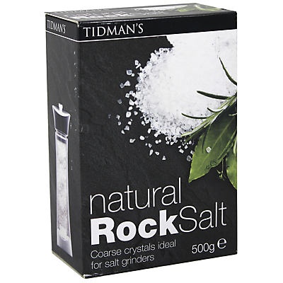 slide 1 of 1, Tidman's Natural Coarse Rock Salt, 17.6 oz