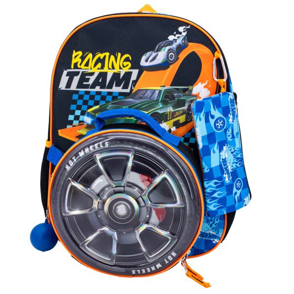 slide 4 of 4, Accessory Innovations Hot Wheels 5-Piece Backpack Set, Blue, 1 ct