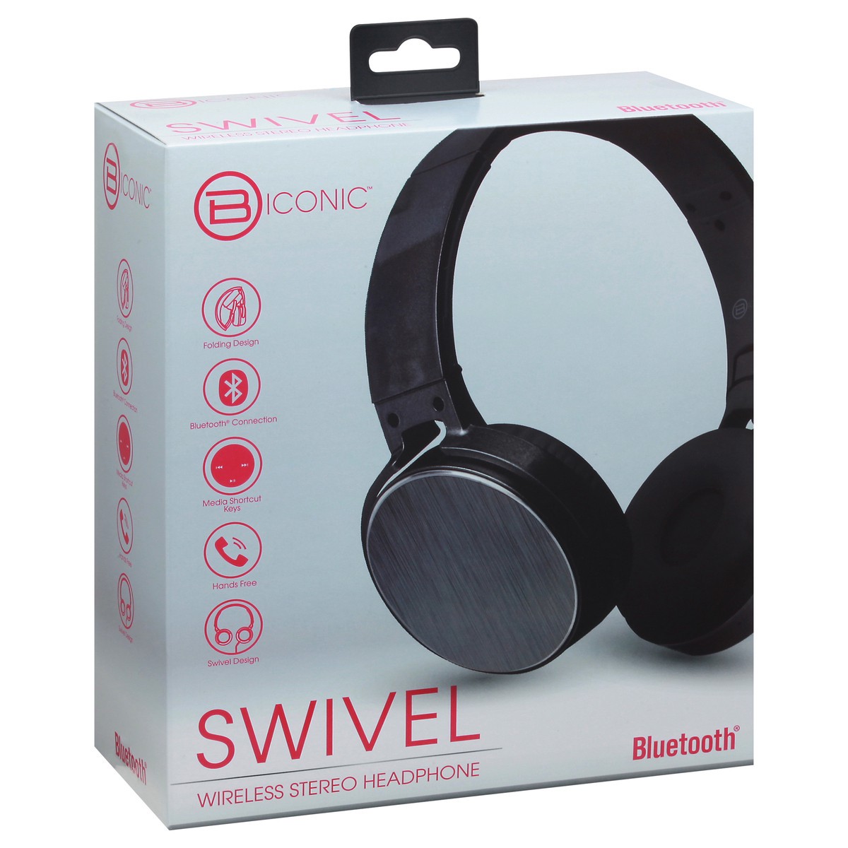 slide 10 of 10, B Iconic Swivel Wireless Stereo Headphone 1 ea, 1 ea